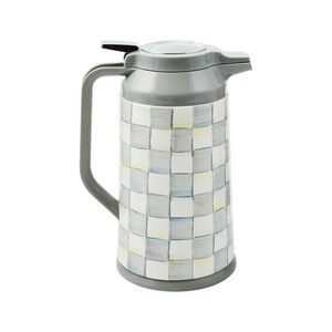 MACKENZIE-CHILDS Sterling Check Coffee Carafe in Sterling Check
